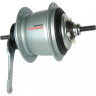 Втулка планетарная SHIMANO NEXUS, C6001, 36 отверстий, 8 скоростей, 132x184 мм, ножной тормоз, серебристый, без упаковки, пыльник KSGC60018CARS