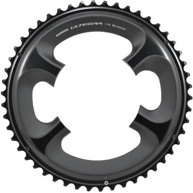 Звезда передняя SHIMANO ULTEGRA FC-6800, 50T-MA, черная, для 50-34T Y1P498060